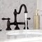 Kingston Brass KS3915AL Restoration Bathroom Bridge Faucet, Oil Rubbed Bronze KS3915AL - alternate 6